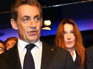 Photo:  Carla Bruni and Nicolas Sarkozy 06